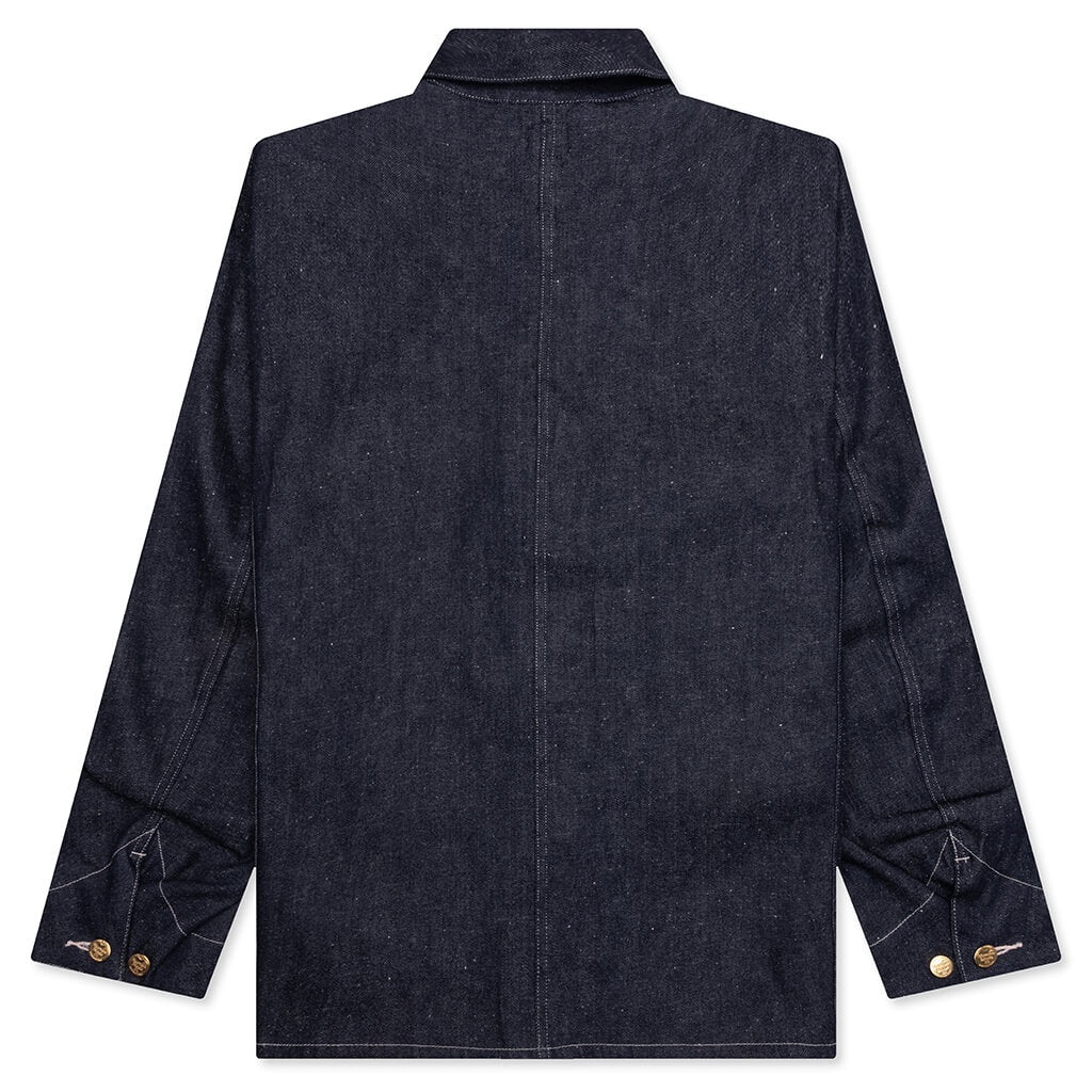 DENIM COVERALL JACKET RIGID - INDIGO - 2