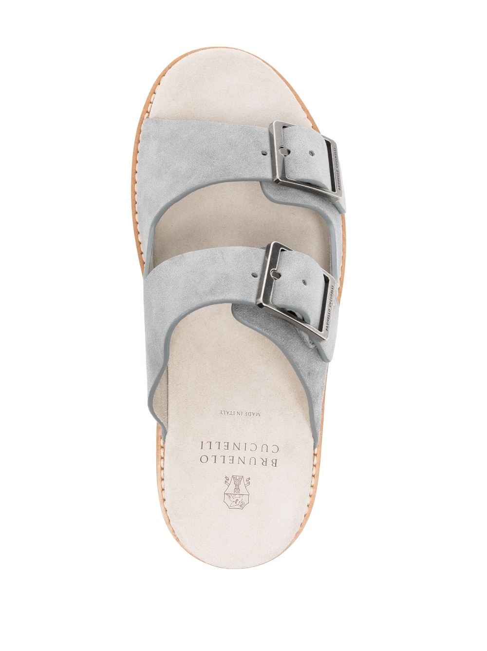 buckled slip-on sandals - 4