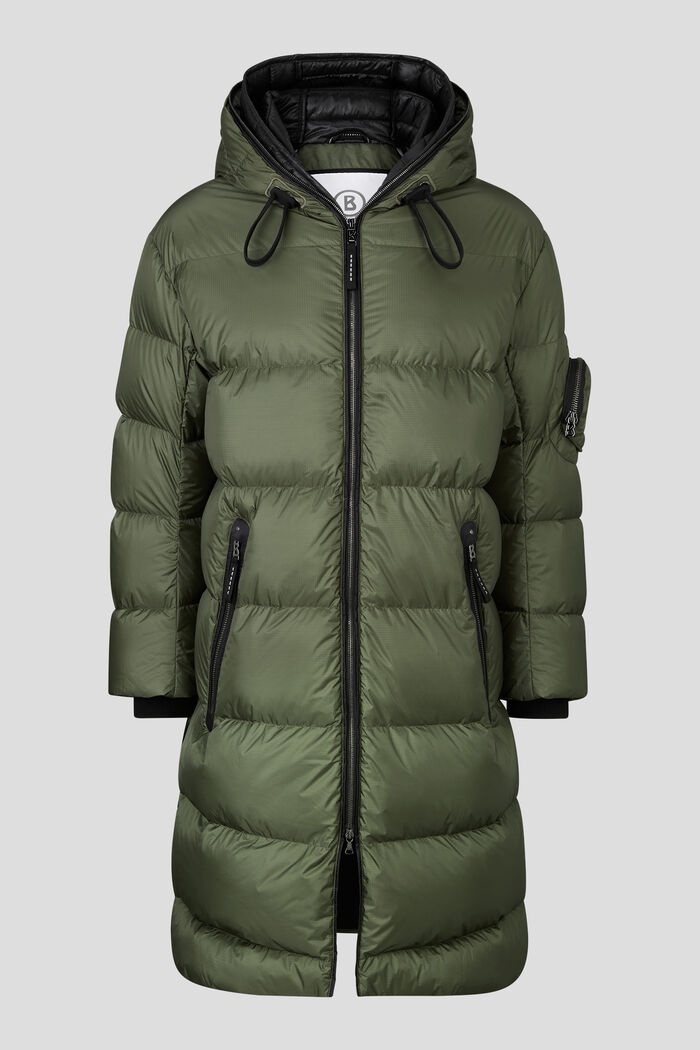 Jenik Down coat in Olive green - 1