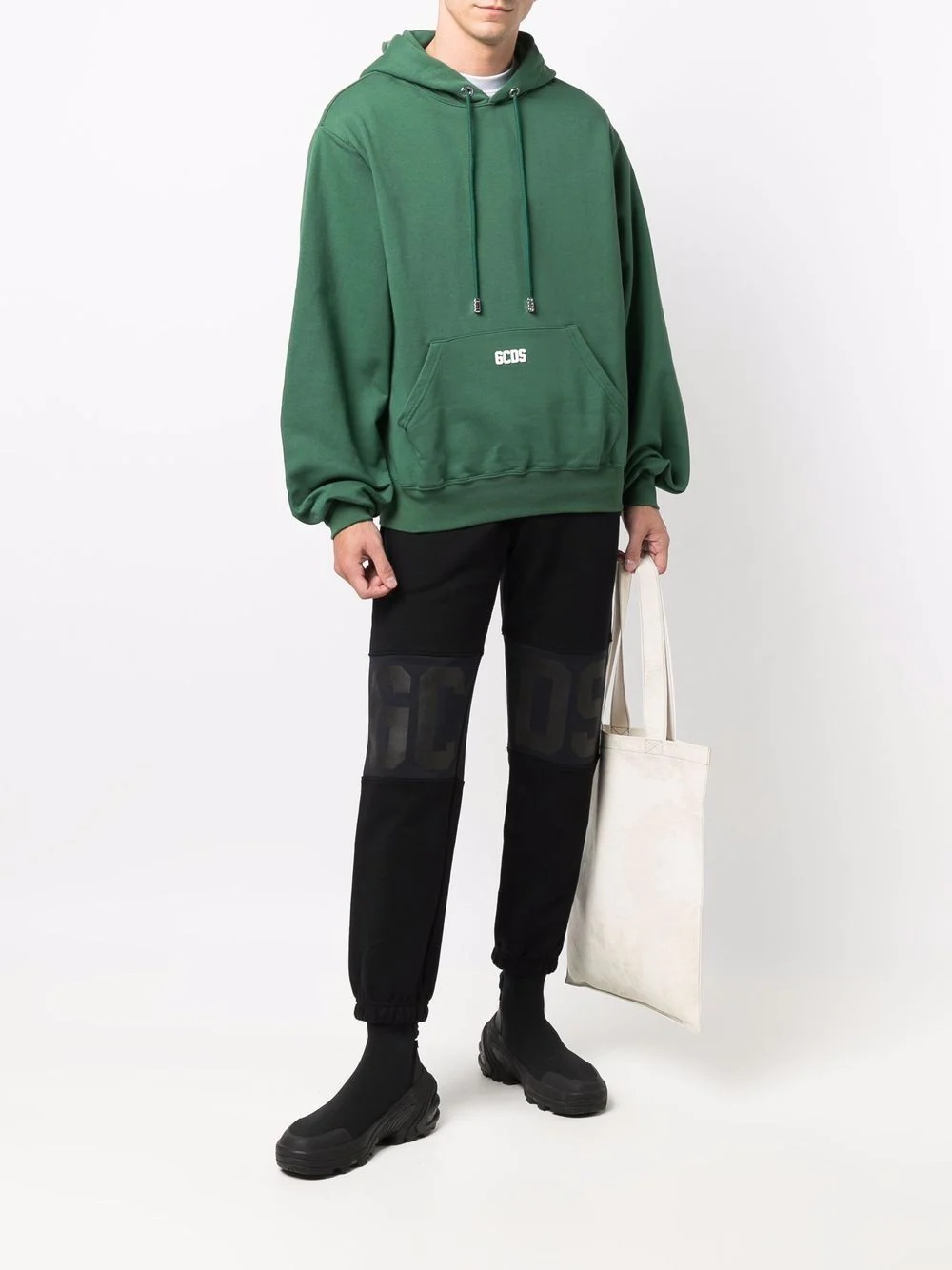 logo plaque hoodie - 2