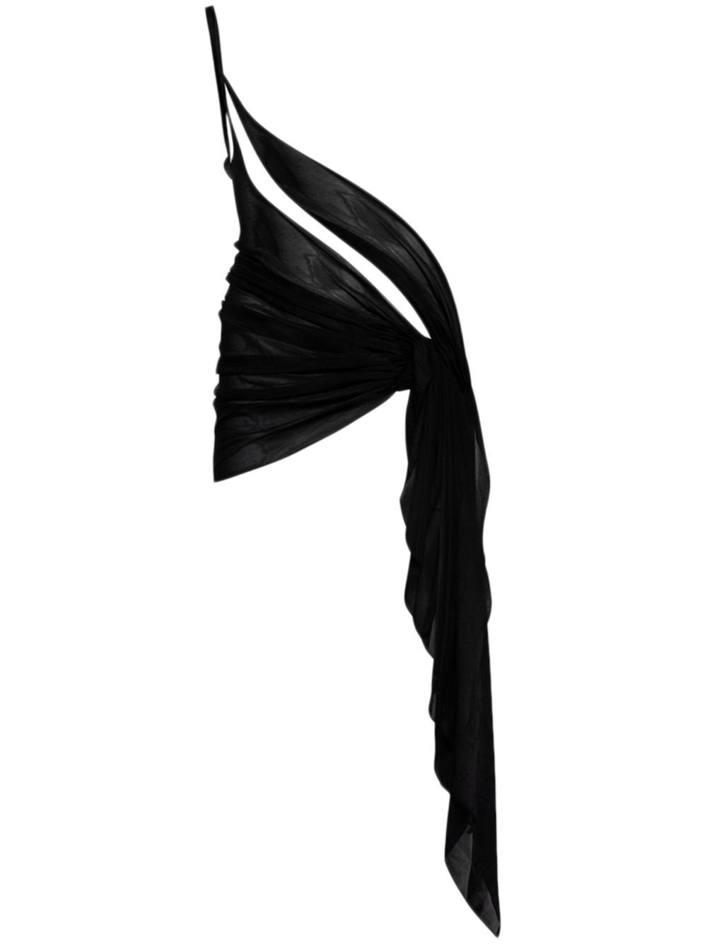 one-shoulder beach cover-up - 1