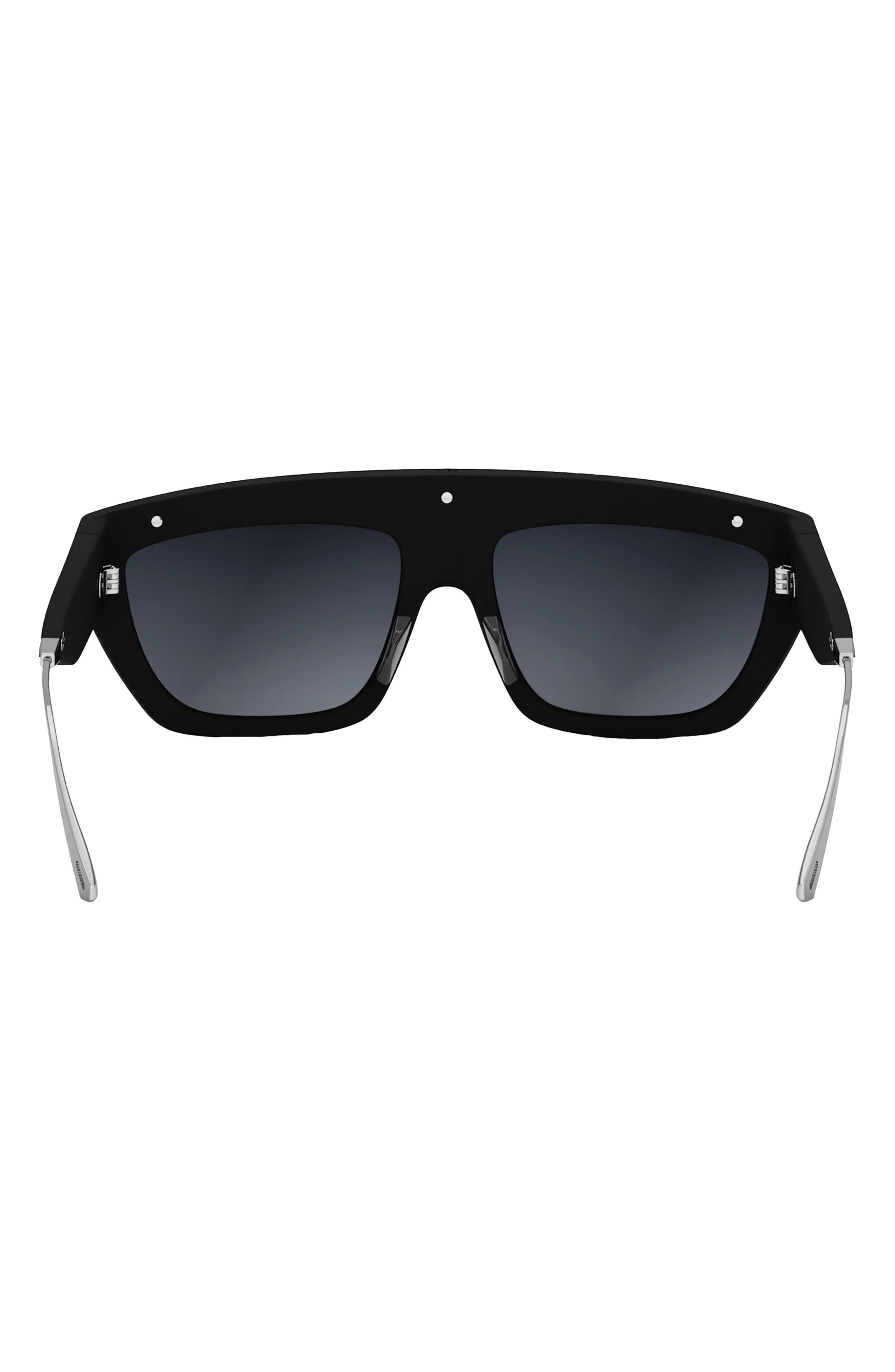 'DiorClub M7U Mask Sunglasses in Matte Black /Smoke Mirror - 4