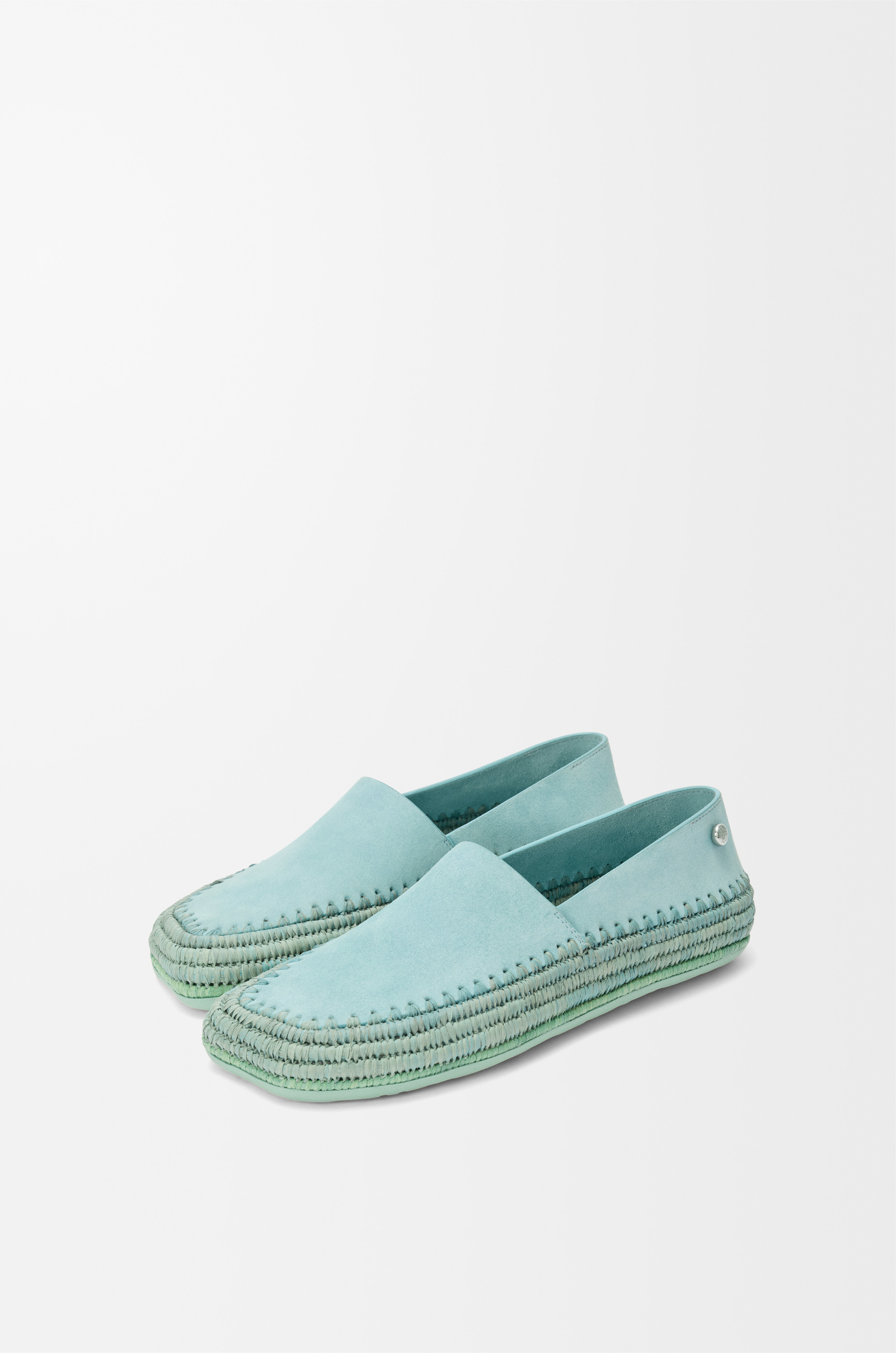 Rio slipper in suede and raffia - 2