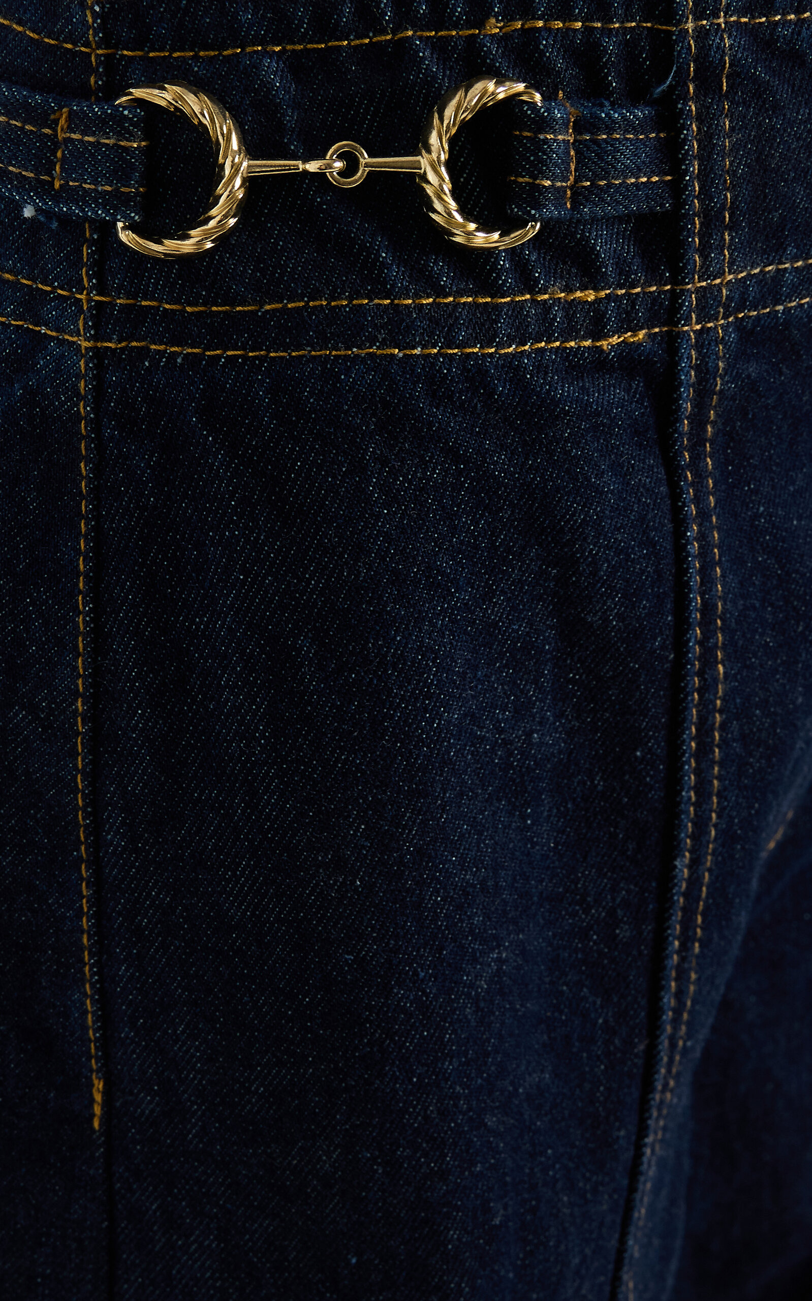 The Delphine High Rise Cotton Jeans dark wash - 7