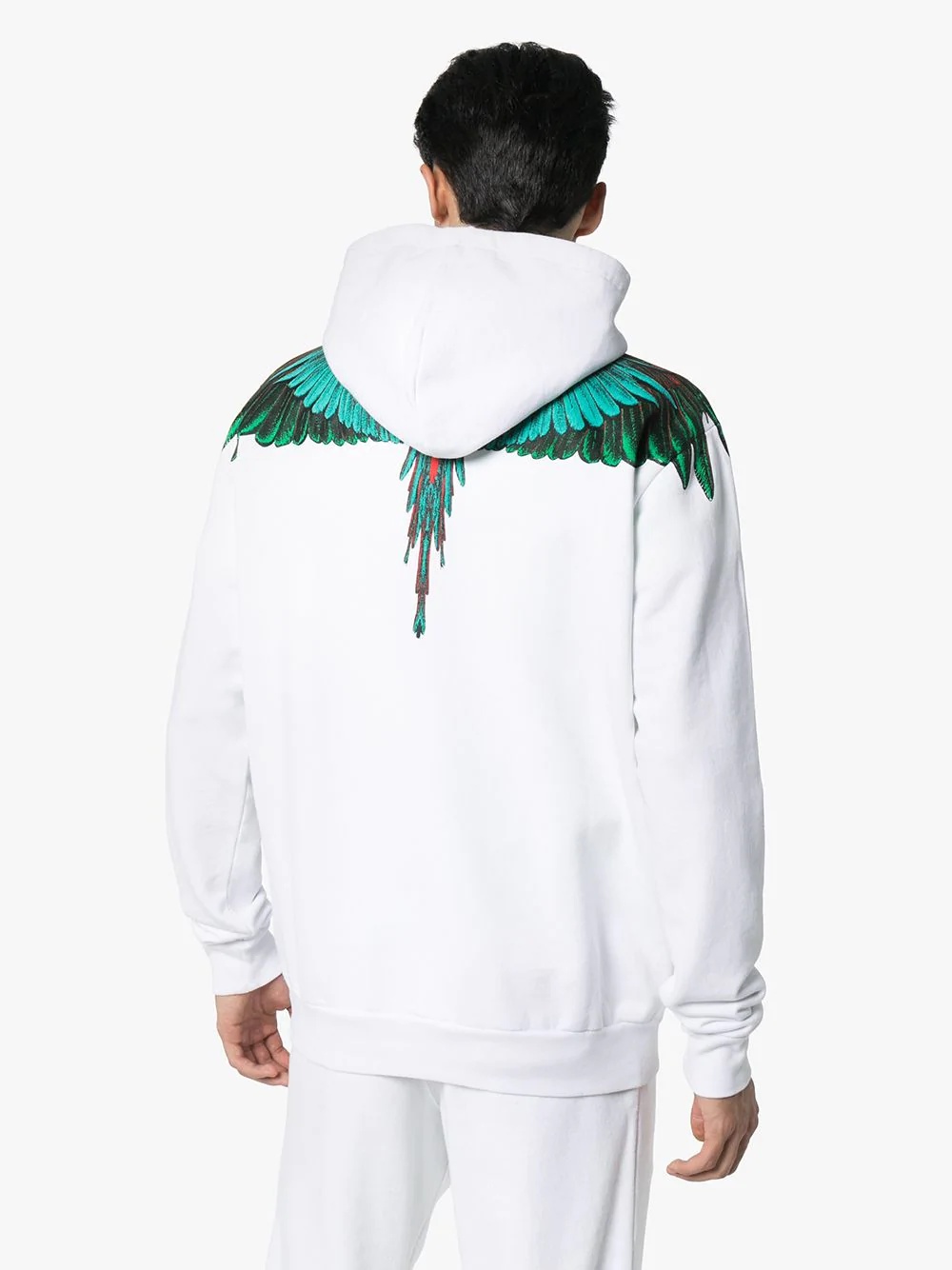 Wings print hoodie - 4