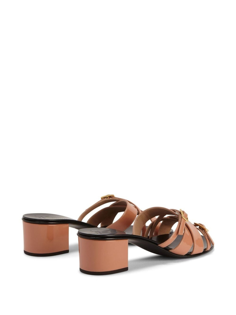 Alhima buckle leather sandals 3