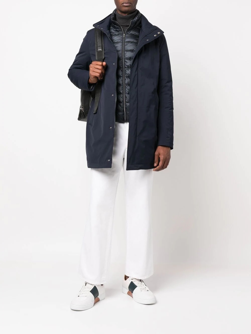 padded double-layer coat - 2