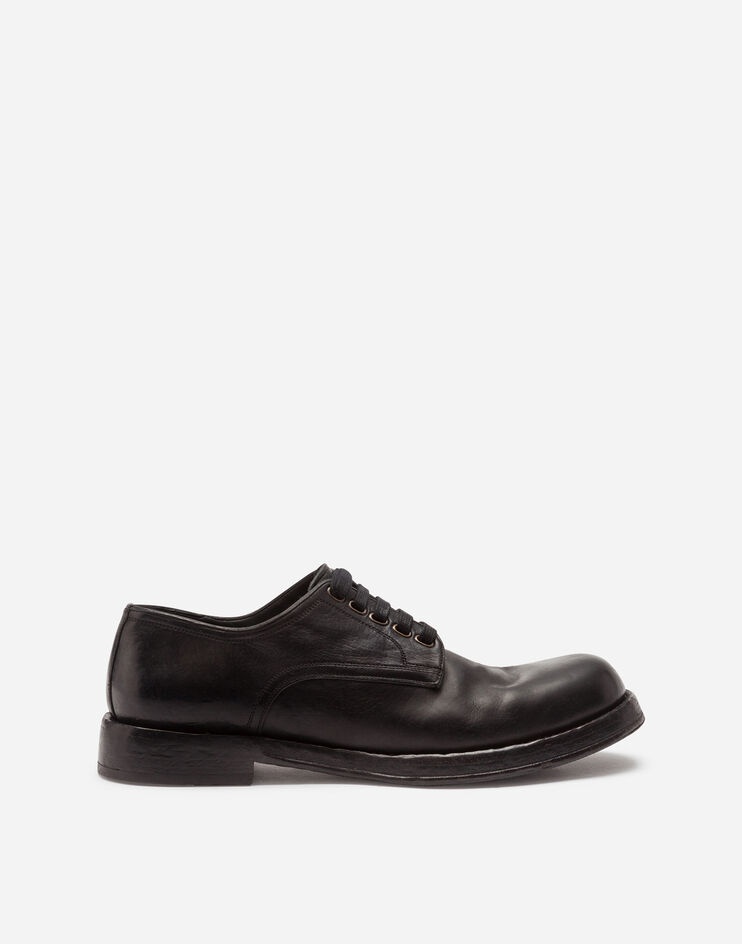 Horsehide derby shoes - 1