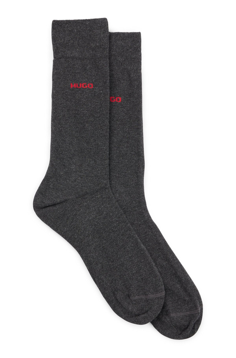 TWO-PACK OF REGULAR-LENGTH SOCKS IN STRETCH FABRIC 1