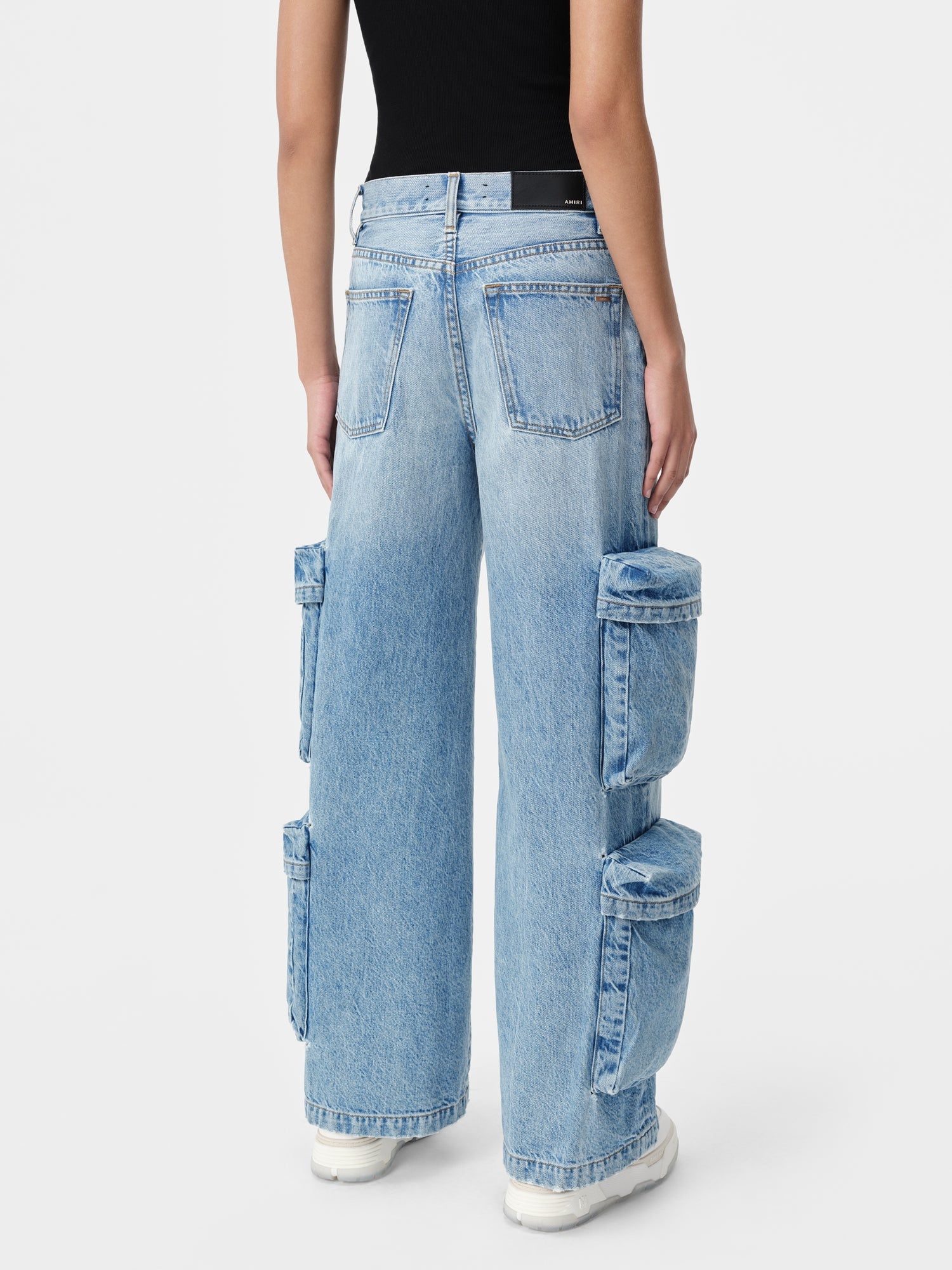 WOMEN'S BAGGY CARGO JEAN - 4