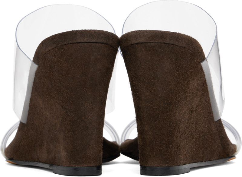 MARYAM NASSIR ZADEH Brown Olympia Wedge Heeled Sandals outlook