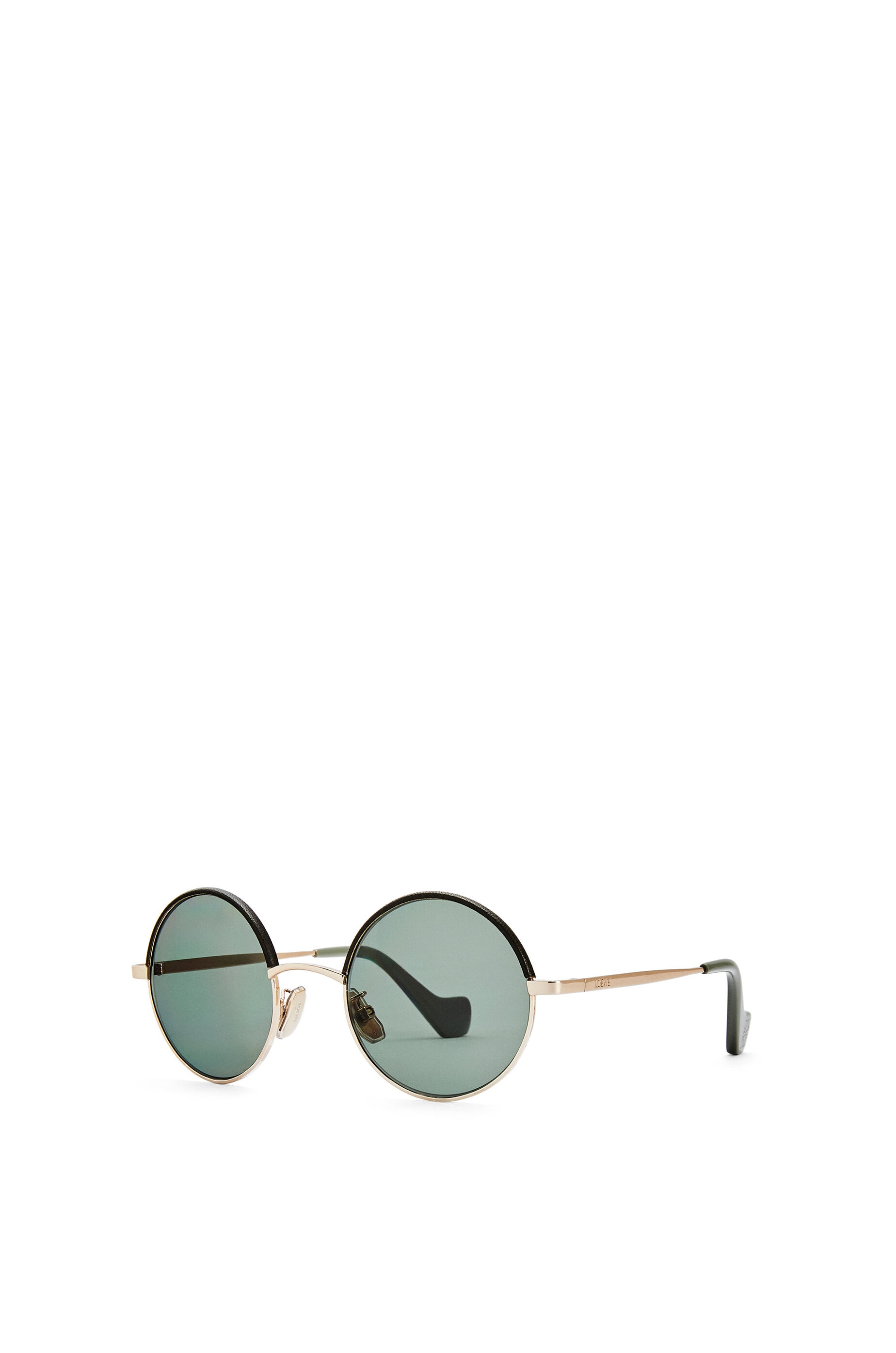 Small round sunglasses in metal - 2