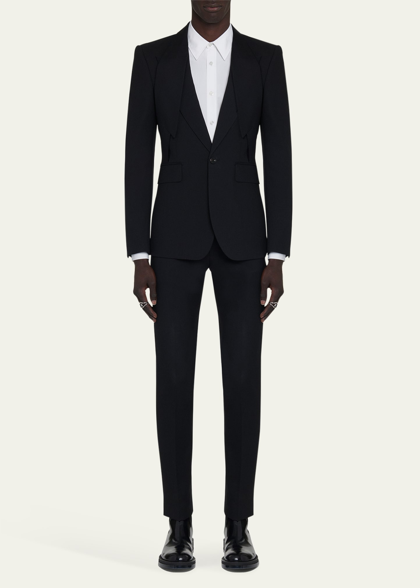 Men's Lapel-Collar Sport Coat - 2