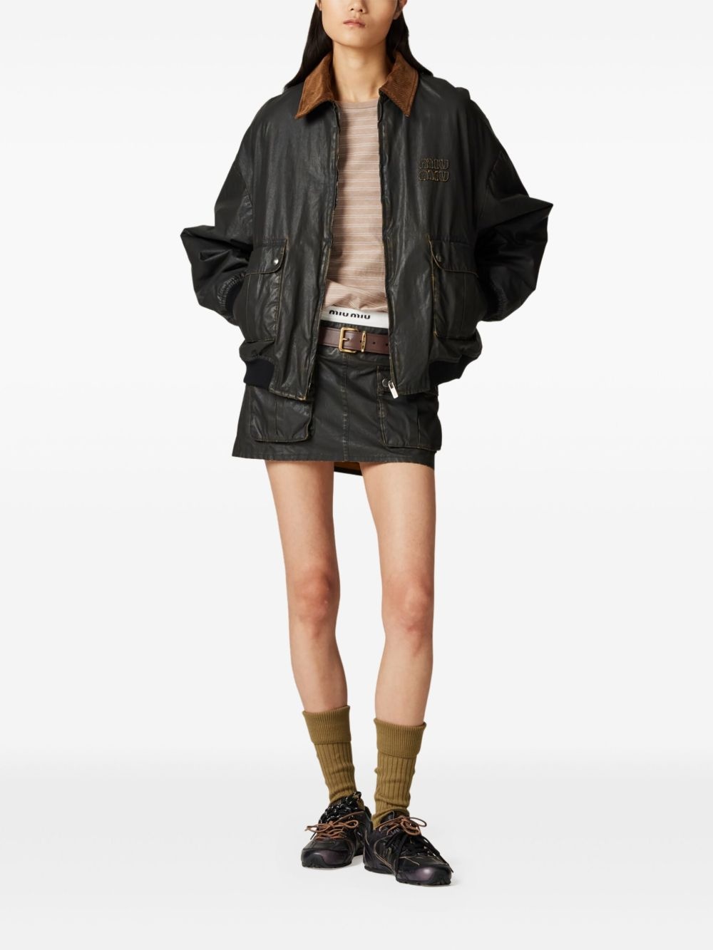 poplin bomber jacket - 2