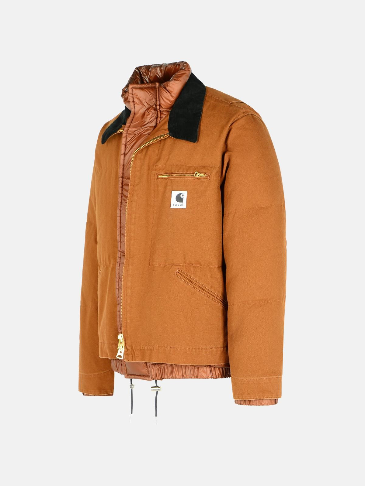 BROWN COTTON JACKET - 2
