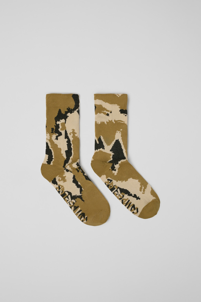 Multicolored Cotton-blend Socks 1