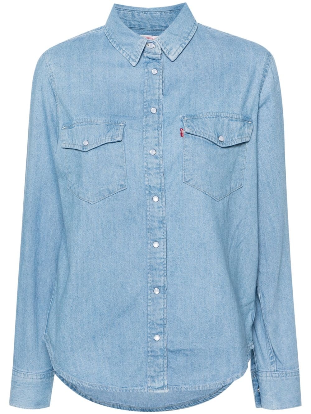 cotton denim shirt - 1
