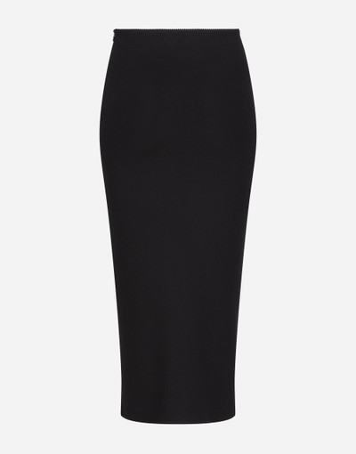 Dolce & Gabbana Jersey full Milano calf-length skirt outlook
