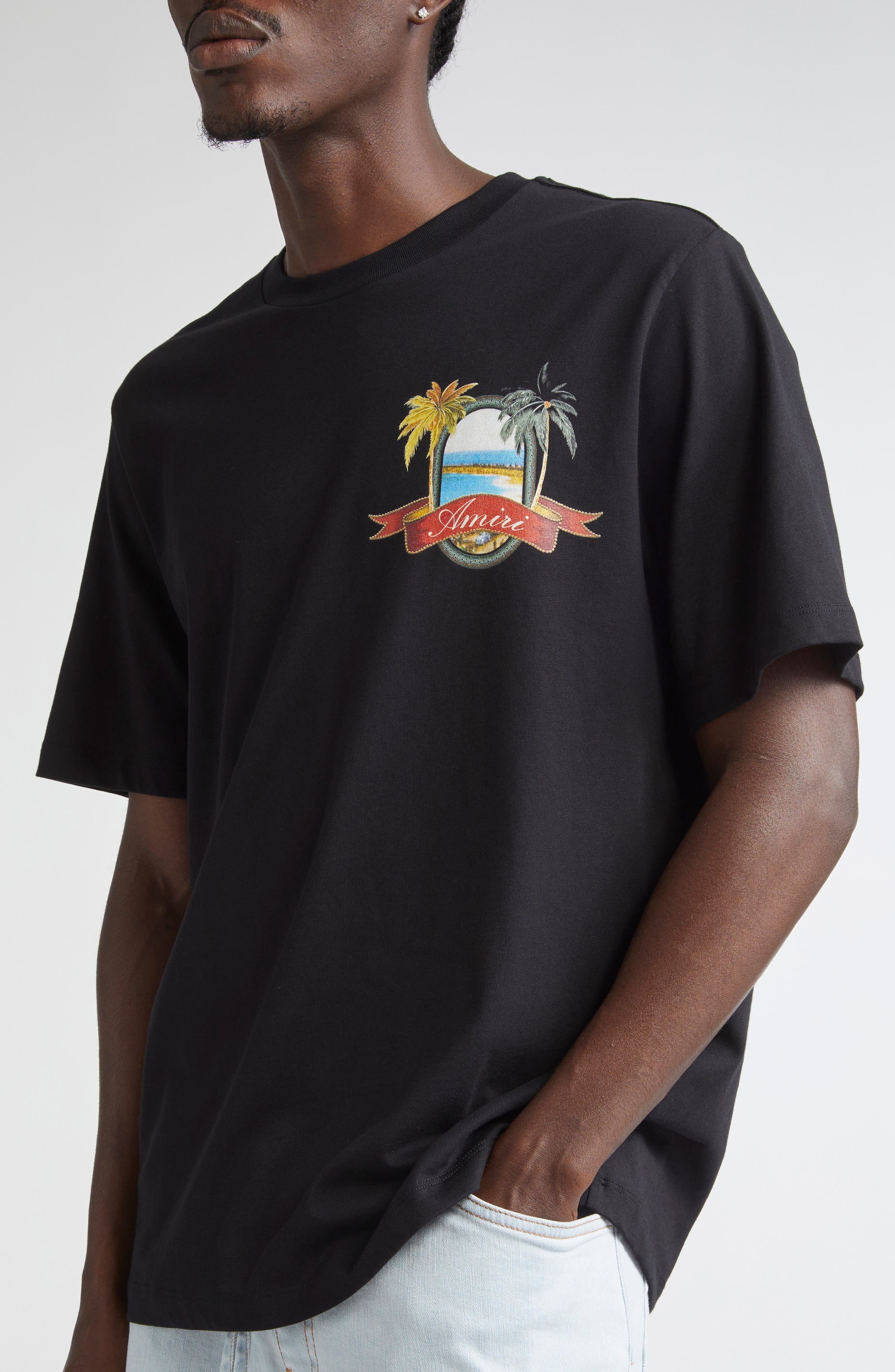 AMIRI MA Paradise Graphic T-Shirt in Black at Nordstrom - 5