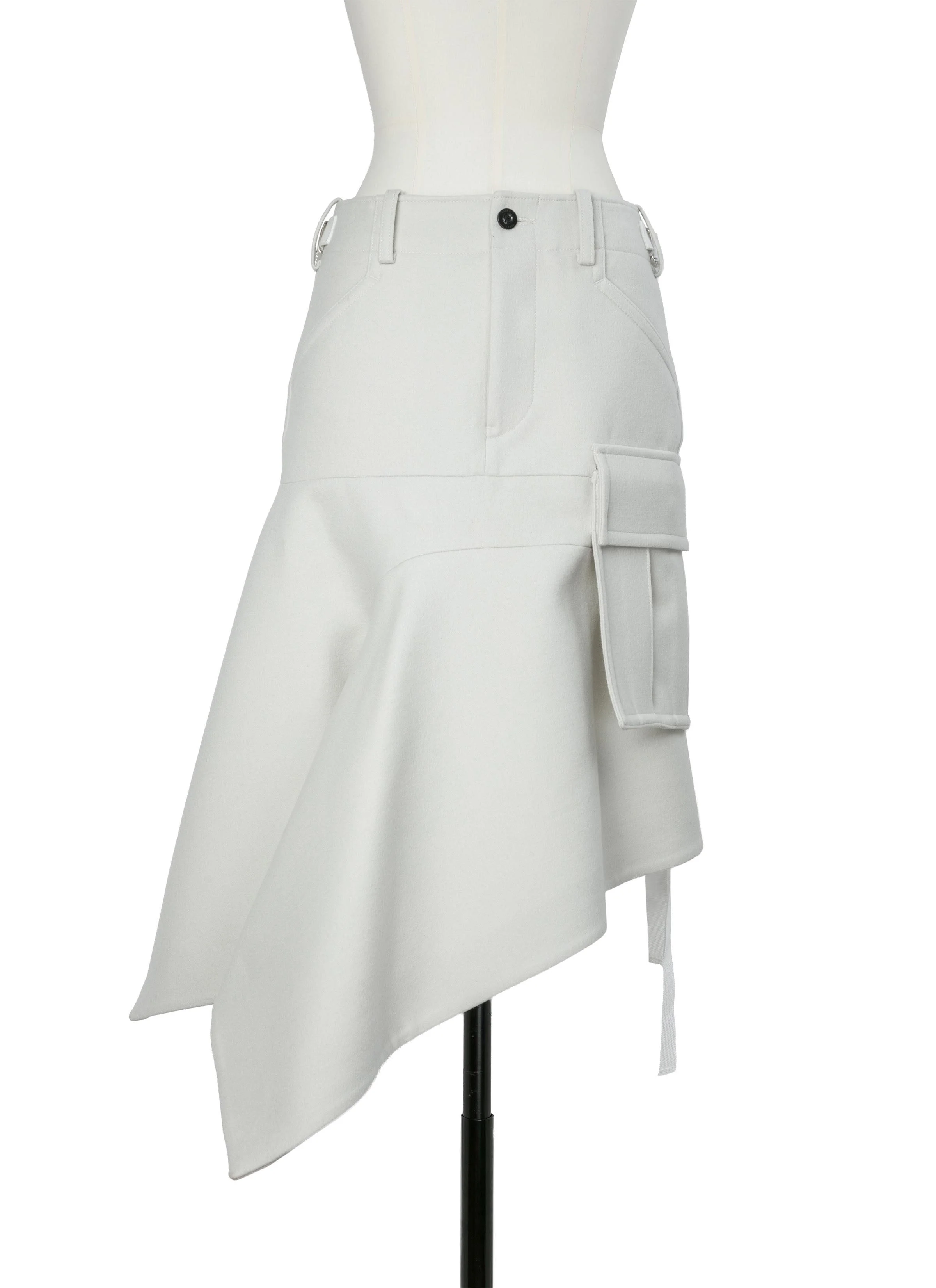 Wool Melton Skirt - 1