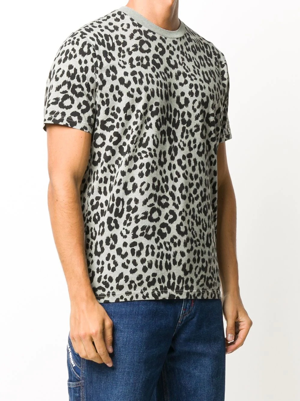 leopard-print cotton T-shirt - 3