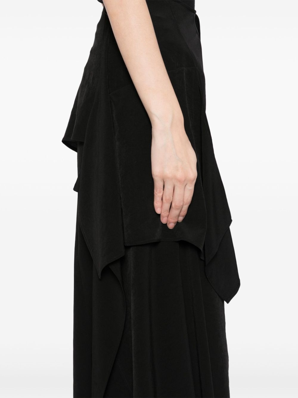 draped high waist skirt - 5