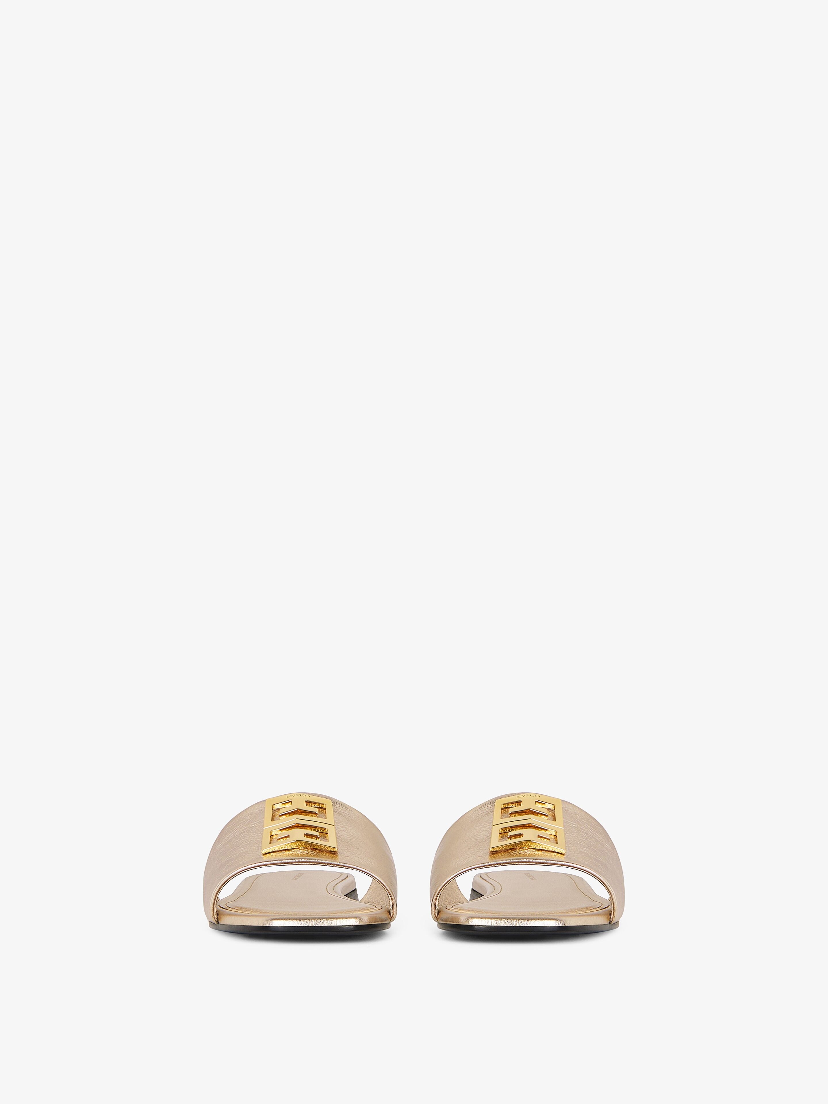 4G FLAT MULES IN 4G LUREX EMBROIDERY - 2
