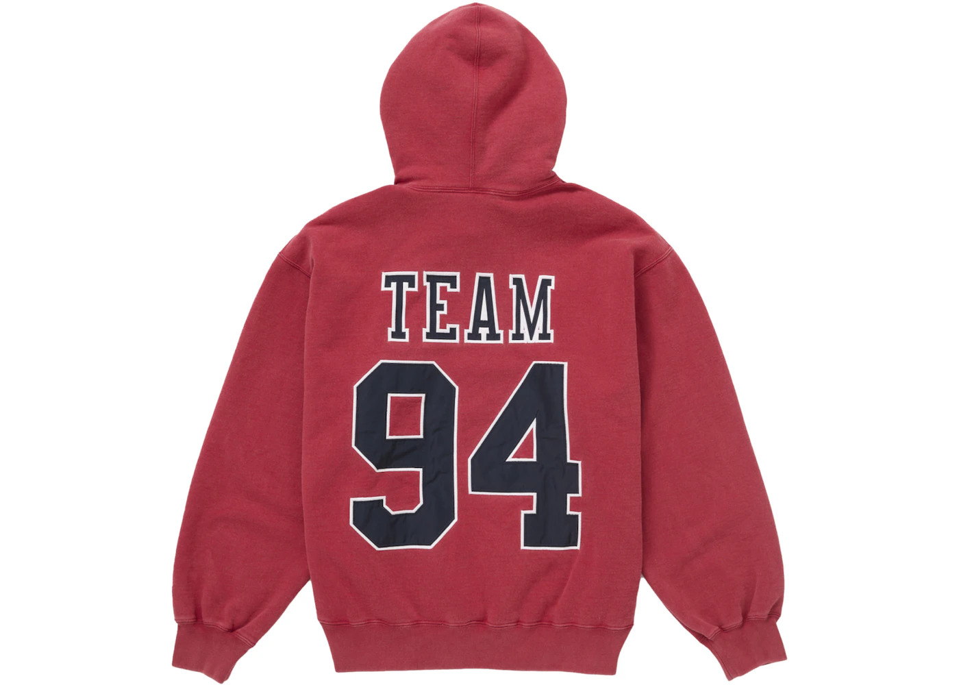 Supreme Team 94 Hooded Sweatshirt Red - 2