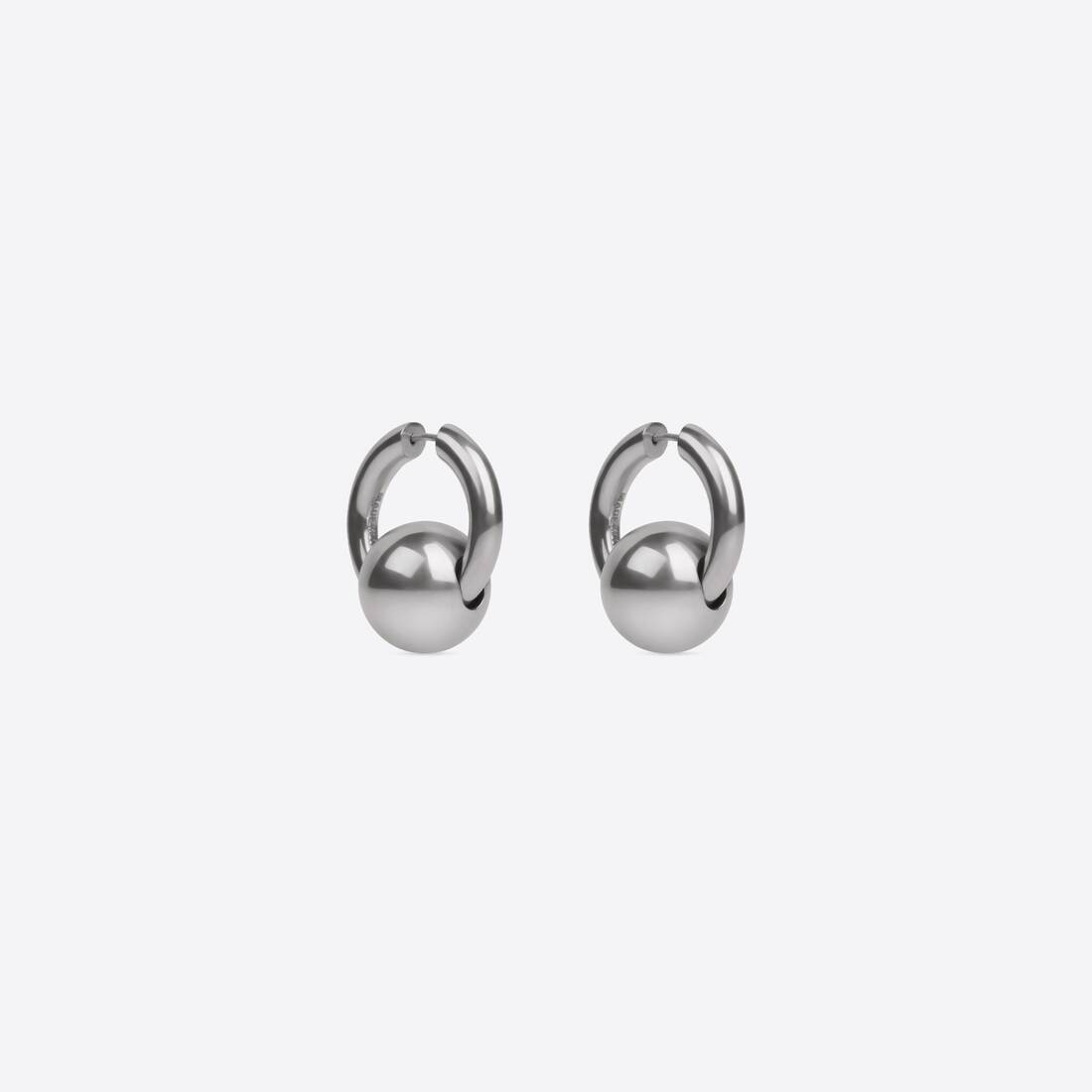 Women's Pearl Earrings in Silver - 1