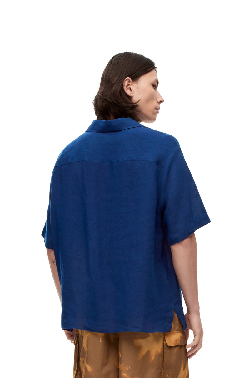 Bowling shirt in linen 4