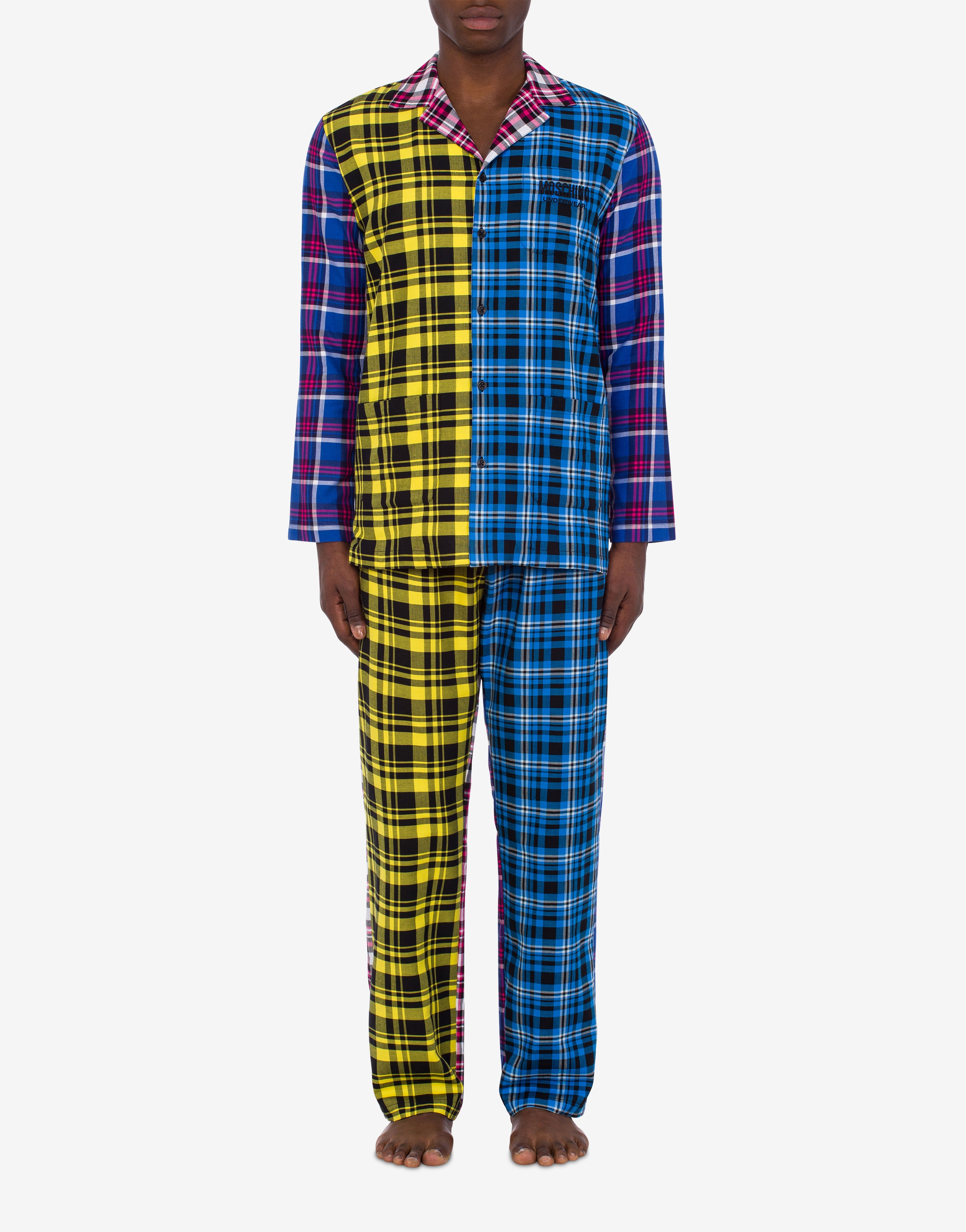 CHECK PATCHWORK FLANNEL PYJAMAS - 2