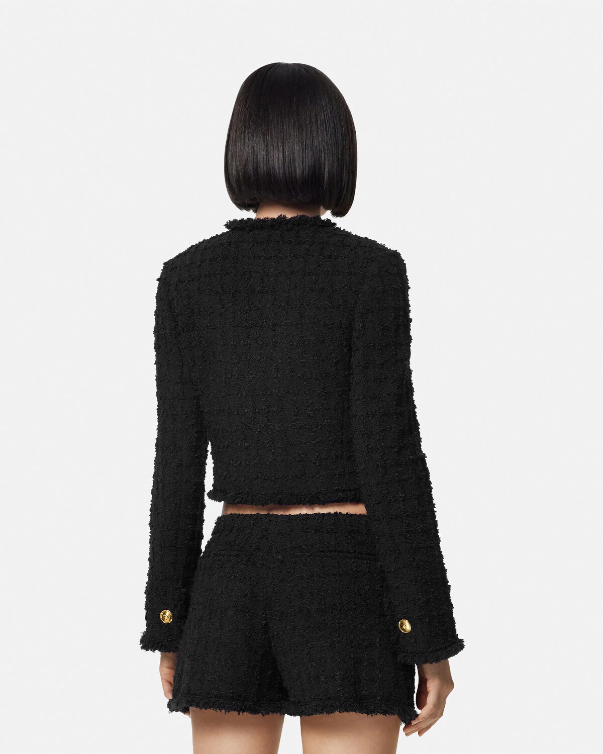 Heritage Tweed Crop Cardigan Jacket - 5