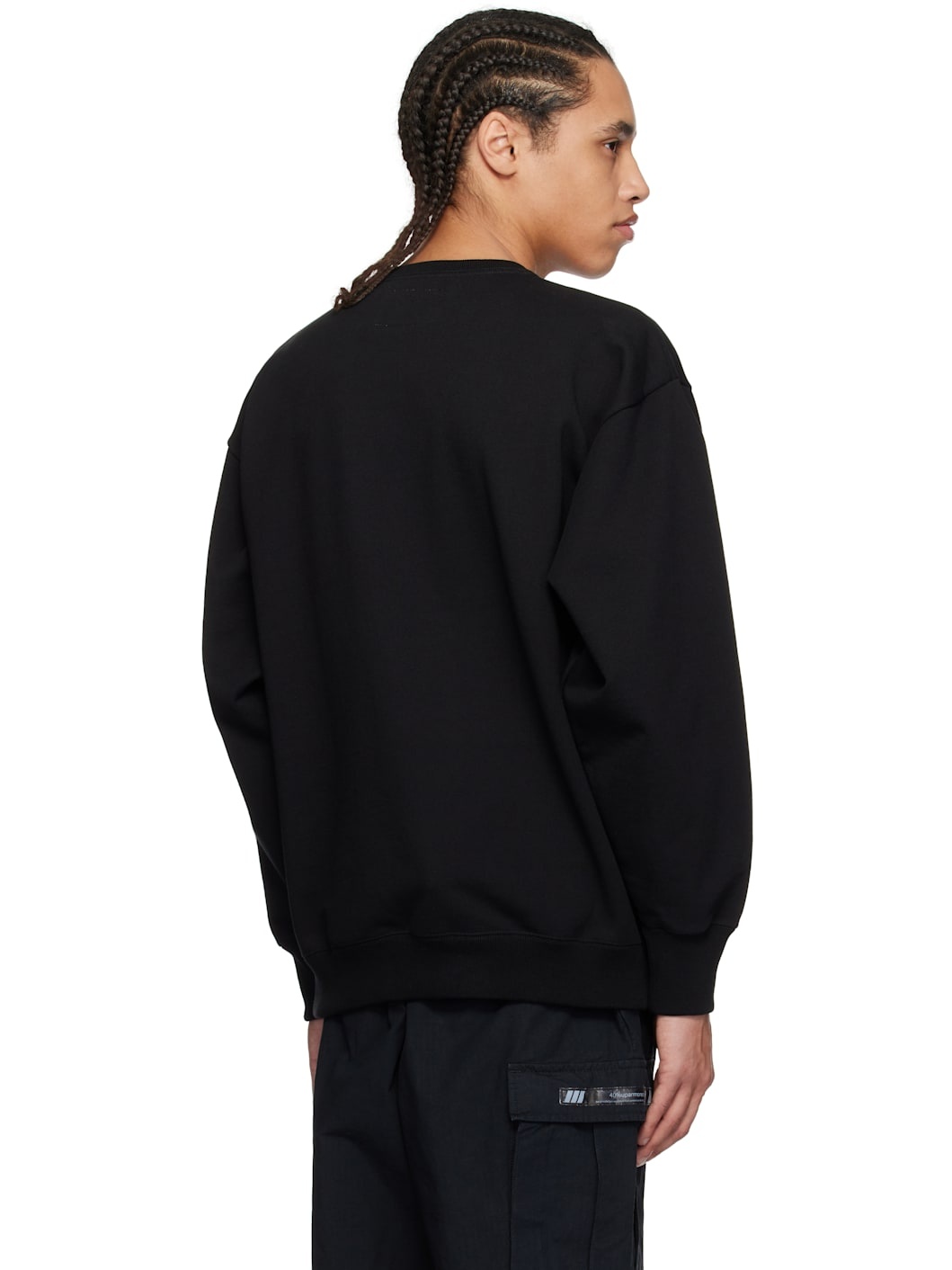 Black Cotton Academy Sweatshirt - 3