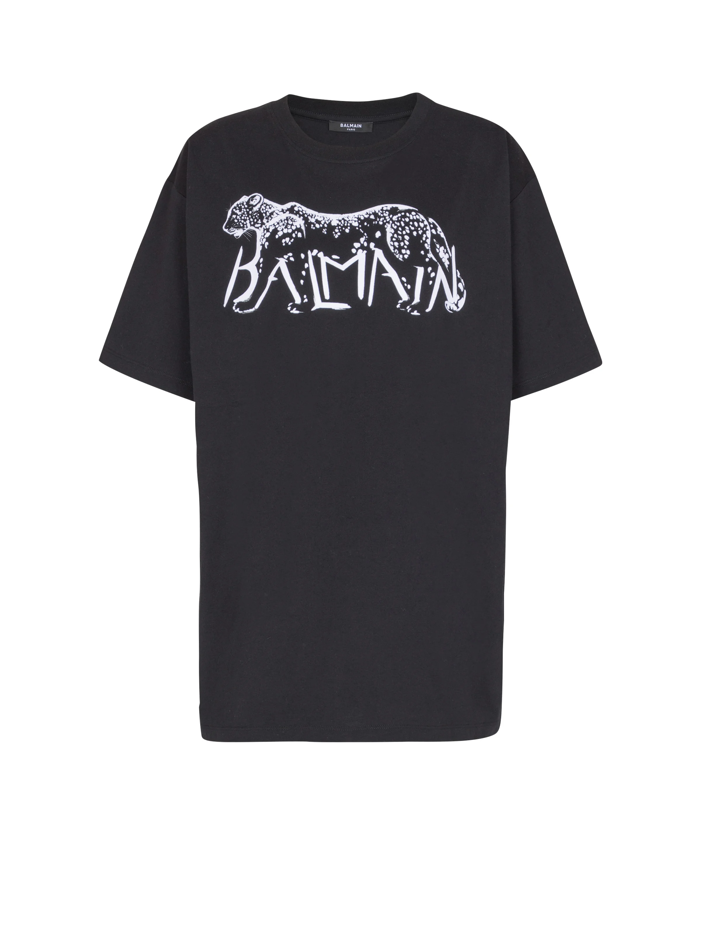 T-shirt with leopard print - 1