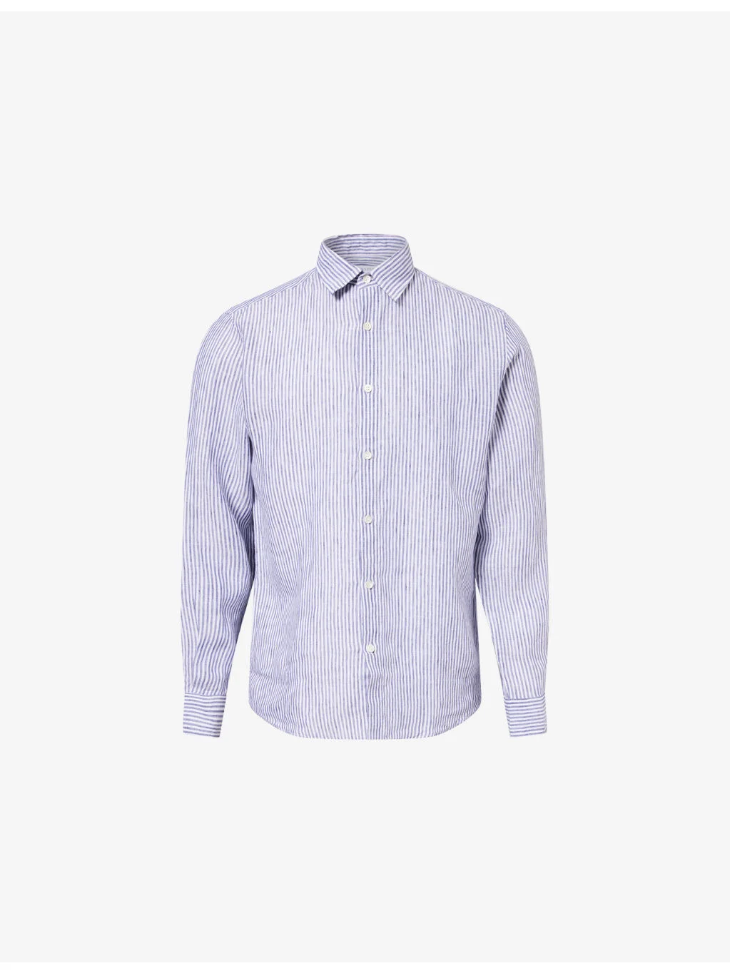 Long-Sleeve Linen Shirt - 1