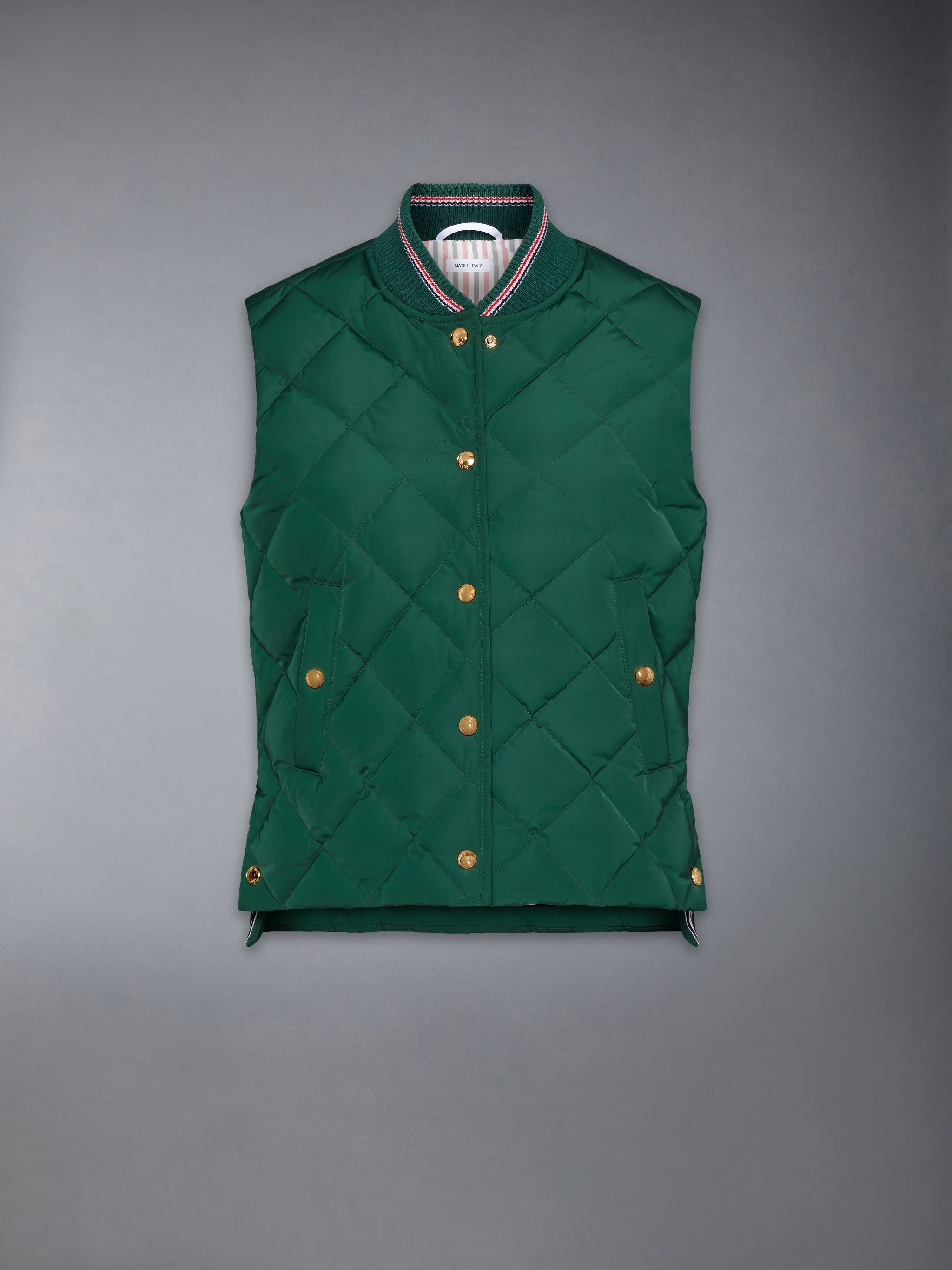 Poly Twill Down Quilted Classic Vest - 7