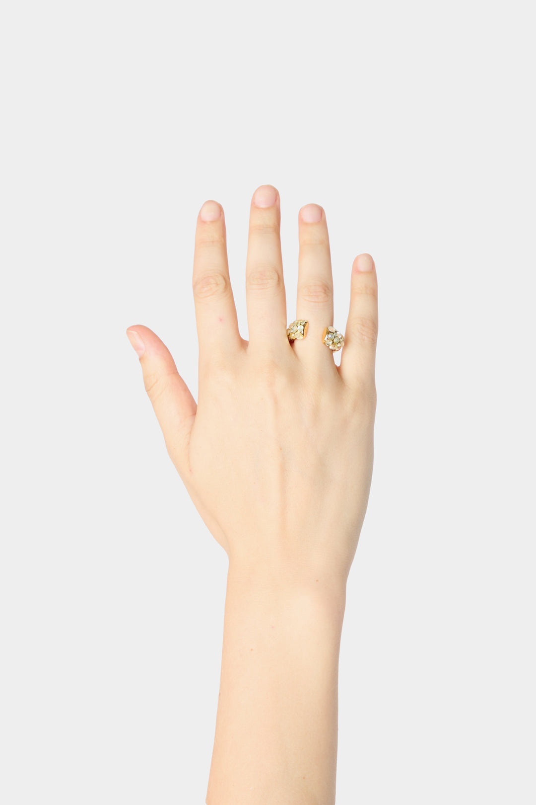 GLITTERIZED RING / gold - 1