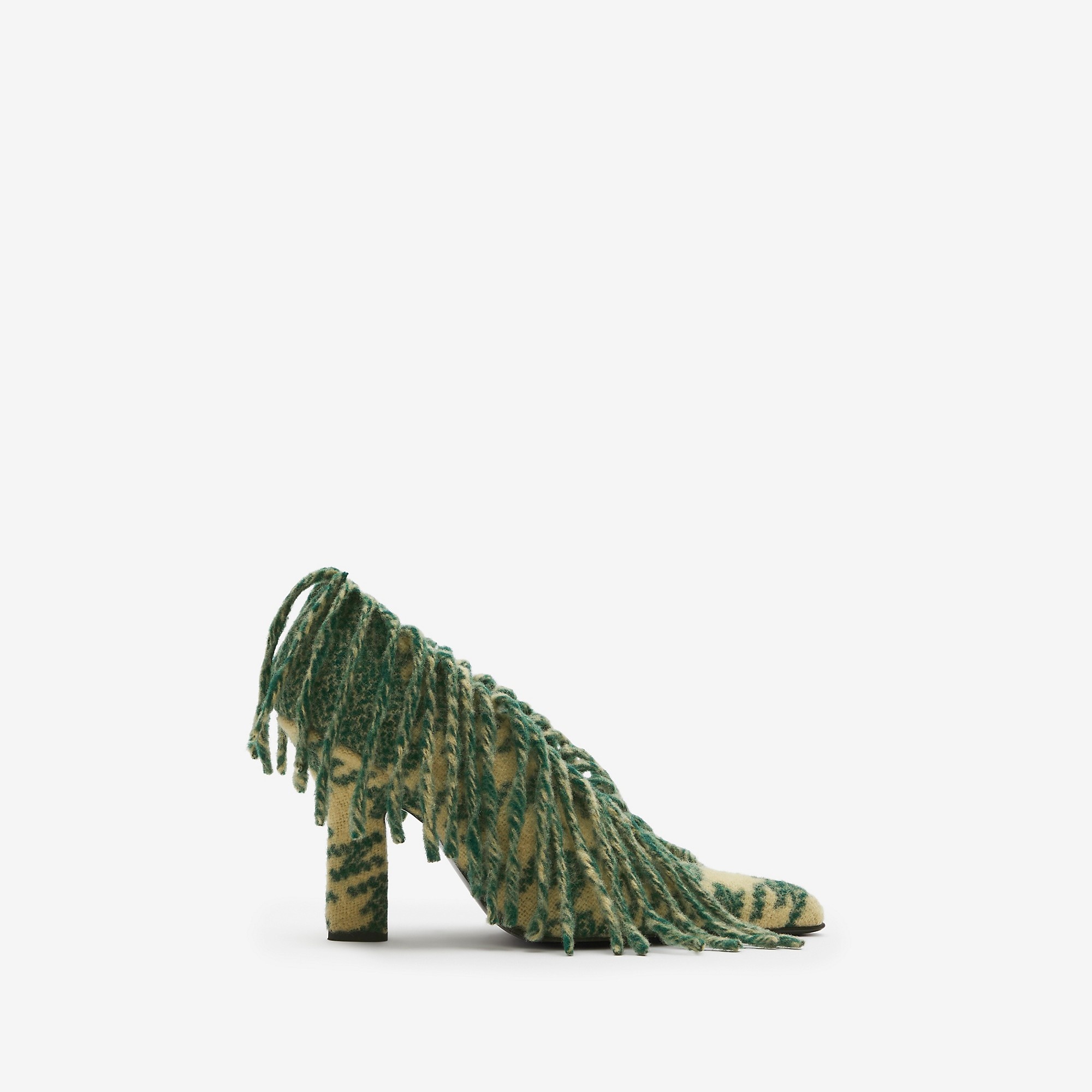 Check Wool Sweep Pumps - 1