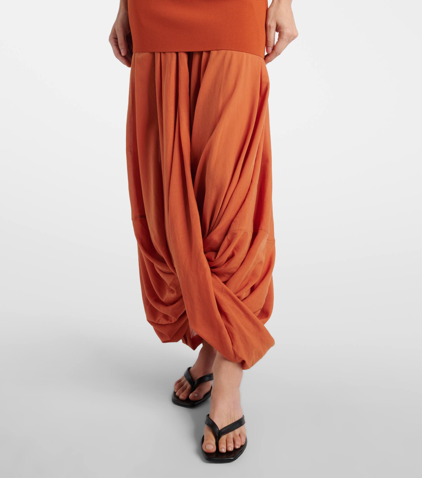 Cocoon jersey midi dress - 5
