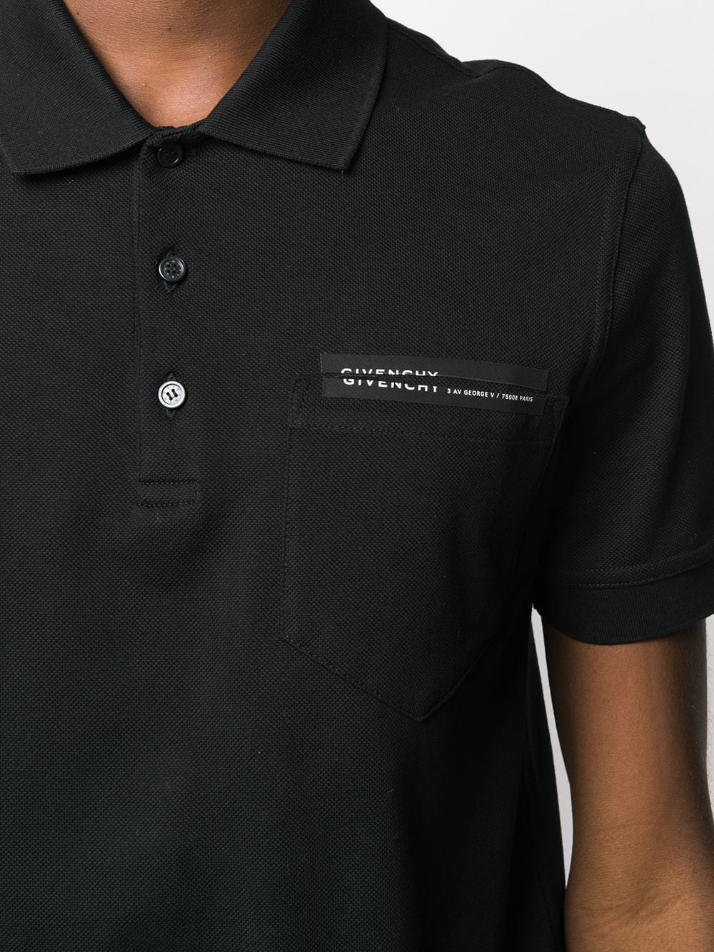 split logo polo shirt - 5