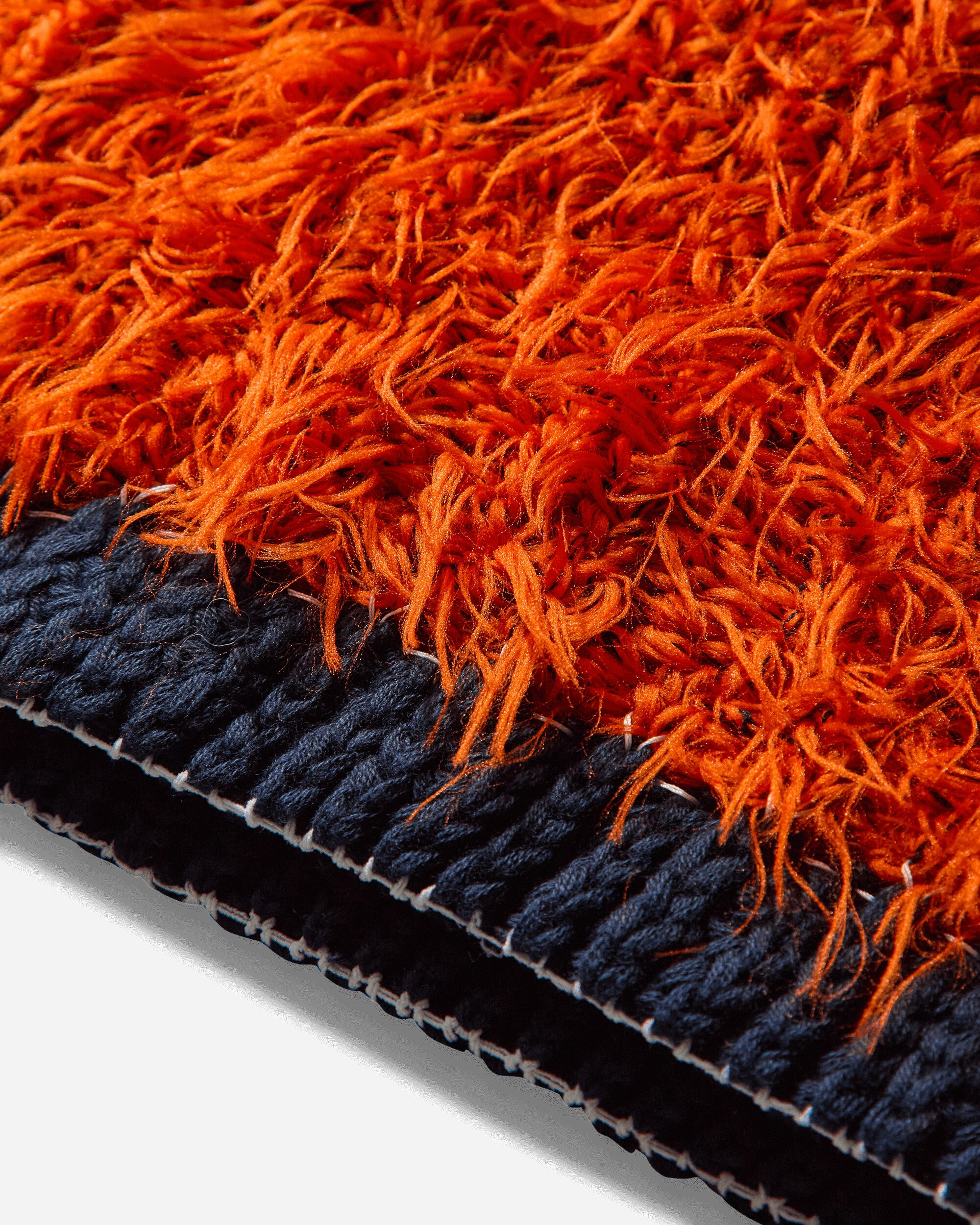 Men's Furry Knit Cardigan Orange - 4