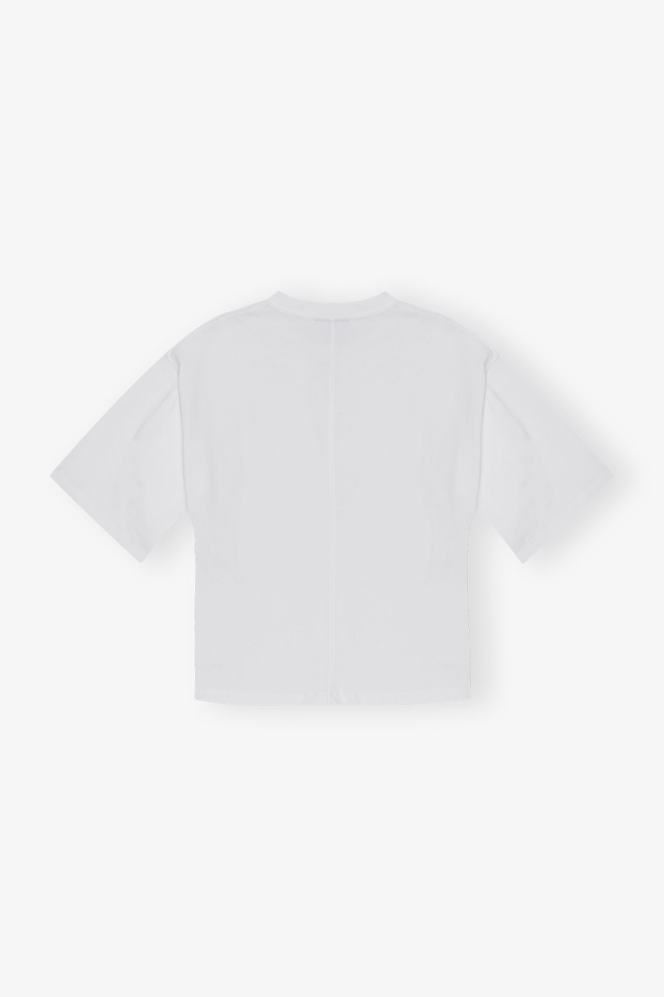 WHITE HEAVY COTTON T-SHIRT - 8