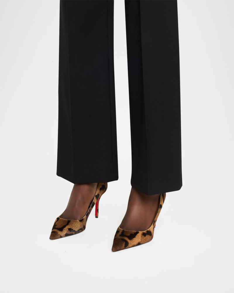 Christian Louboutin Miss Z Leopard-Printed Pony Red Sole Pumps outlook