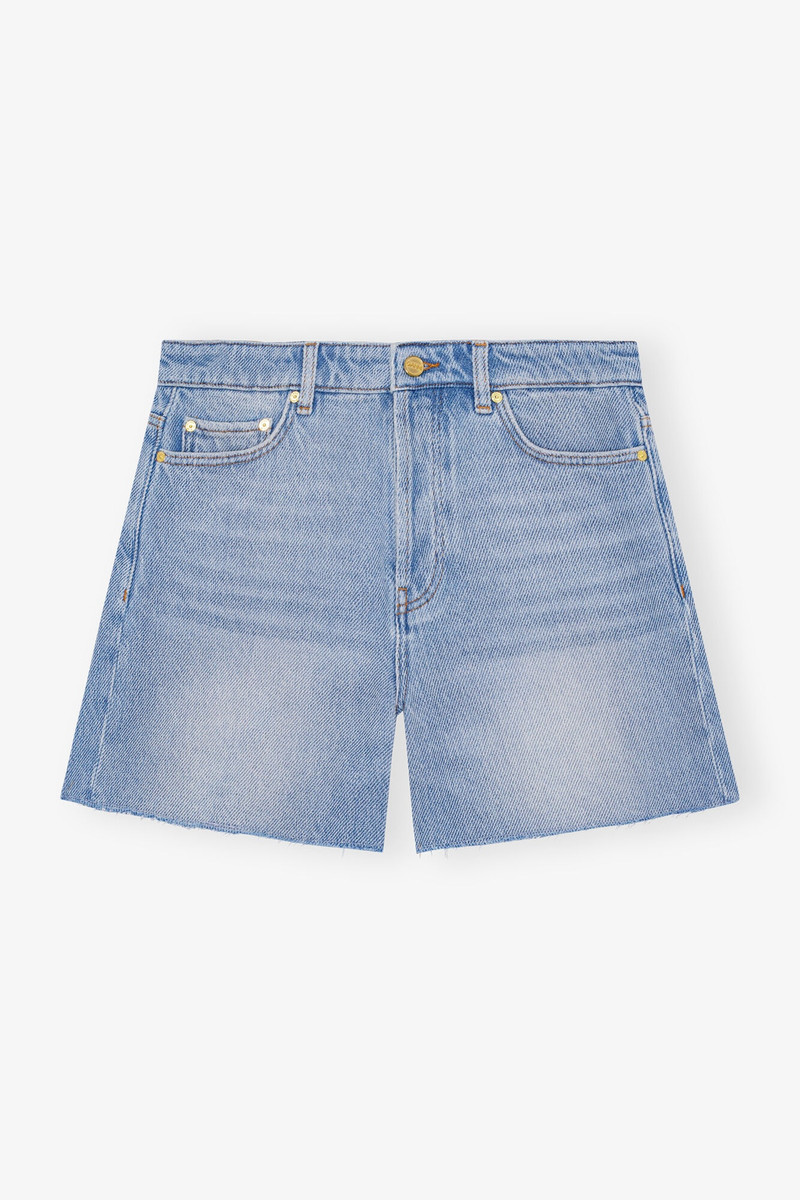 BLUE HEAVY DENIM SHORTS 1