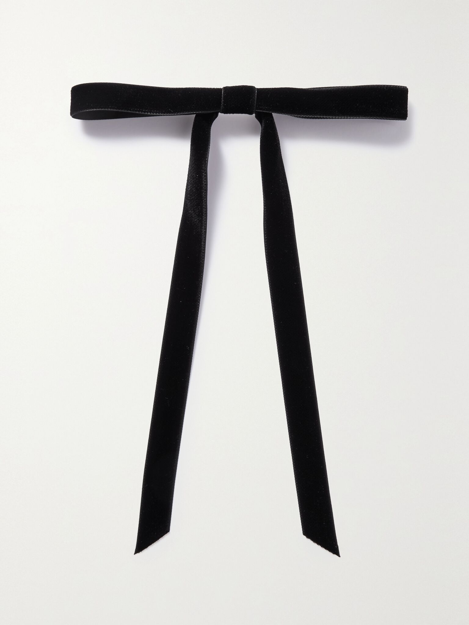 Aida velvet bow hair clip Black - 1