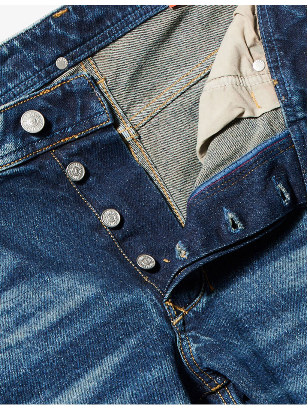 D 1985 Larkee Straight-Leg Denim Jeans - 6