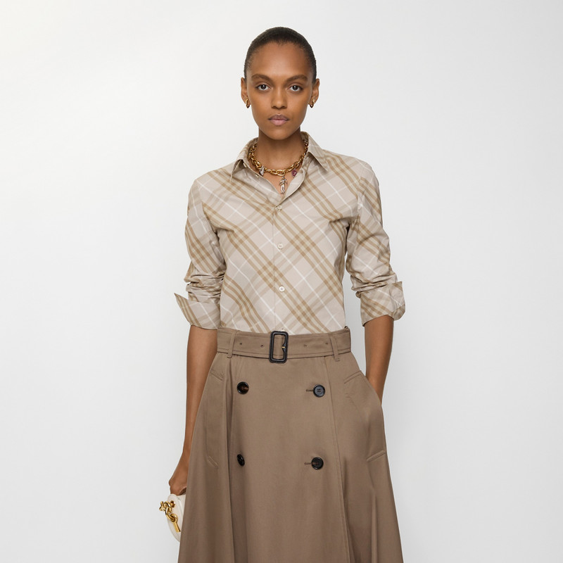 Burberry Slim Fit Check Cotton Shirt outlook