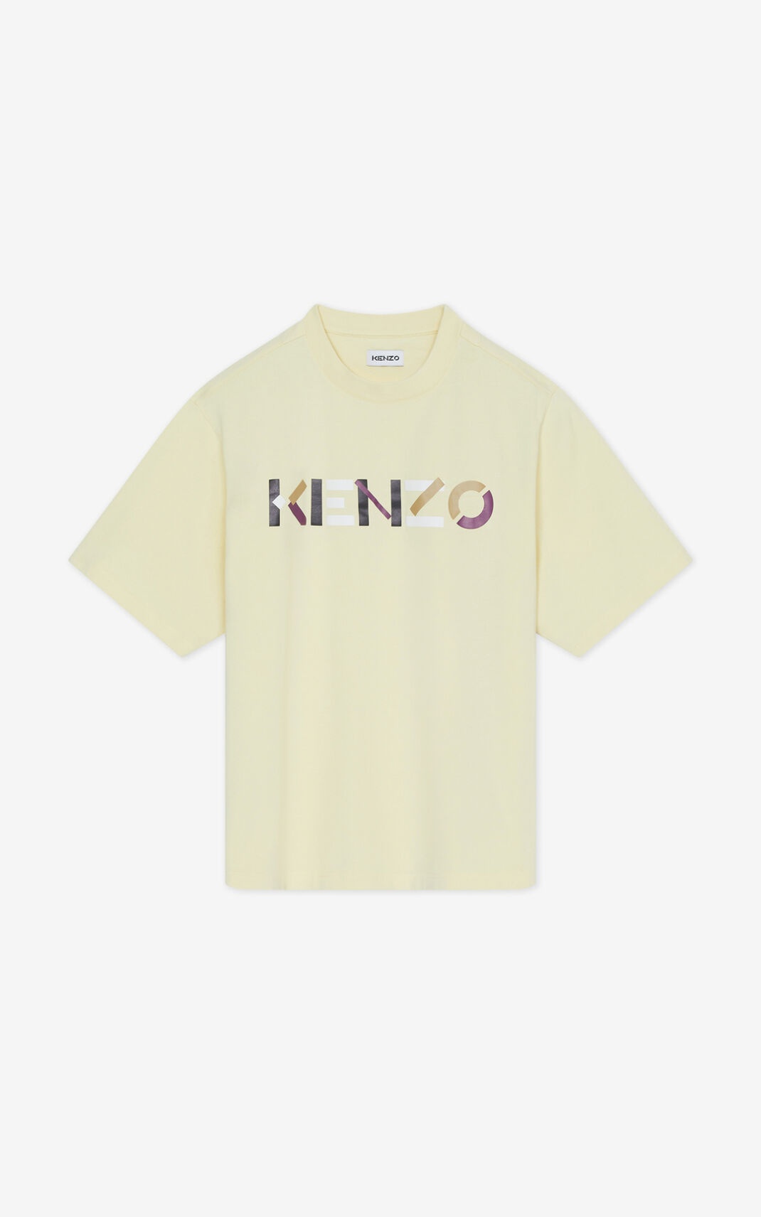 Multicoloured oversize KENZO Logo T-shirt - 1