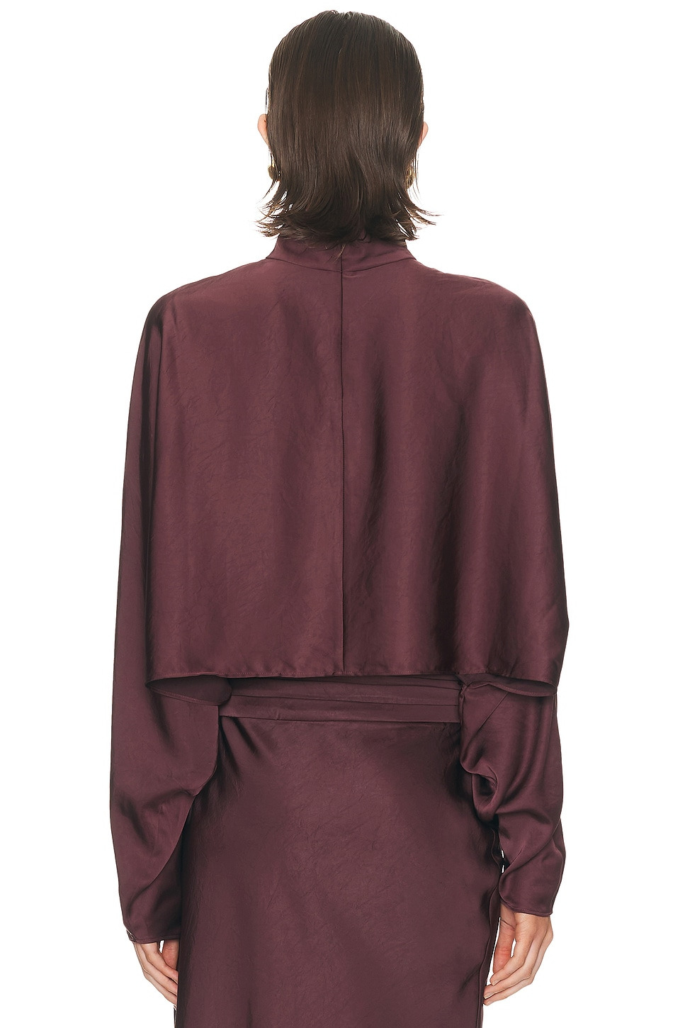 Lightweight Satin Caftan Top - 3