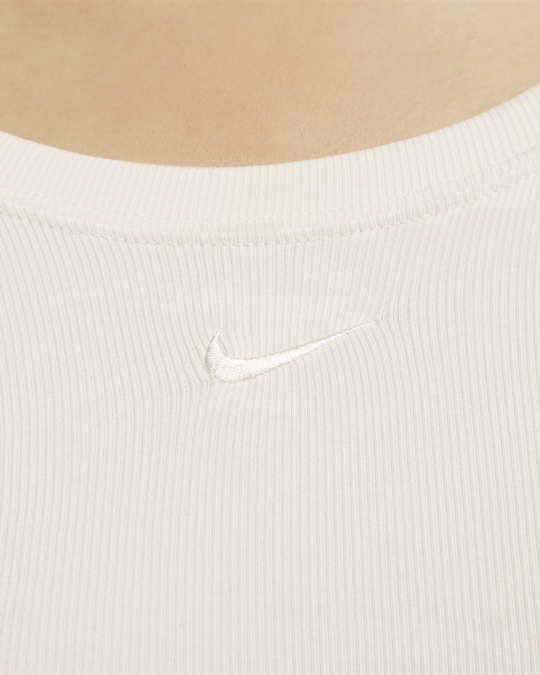 Women's Nike Sportswear Chill Knit Tight Scoop-Back Long-Sleeve Mini-Rib Top - 4